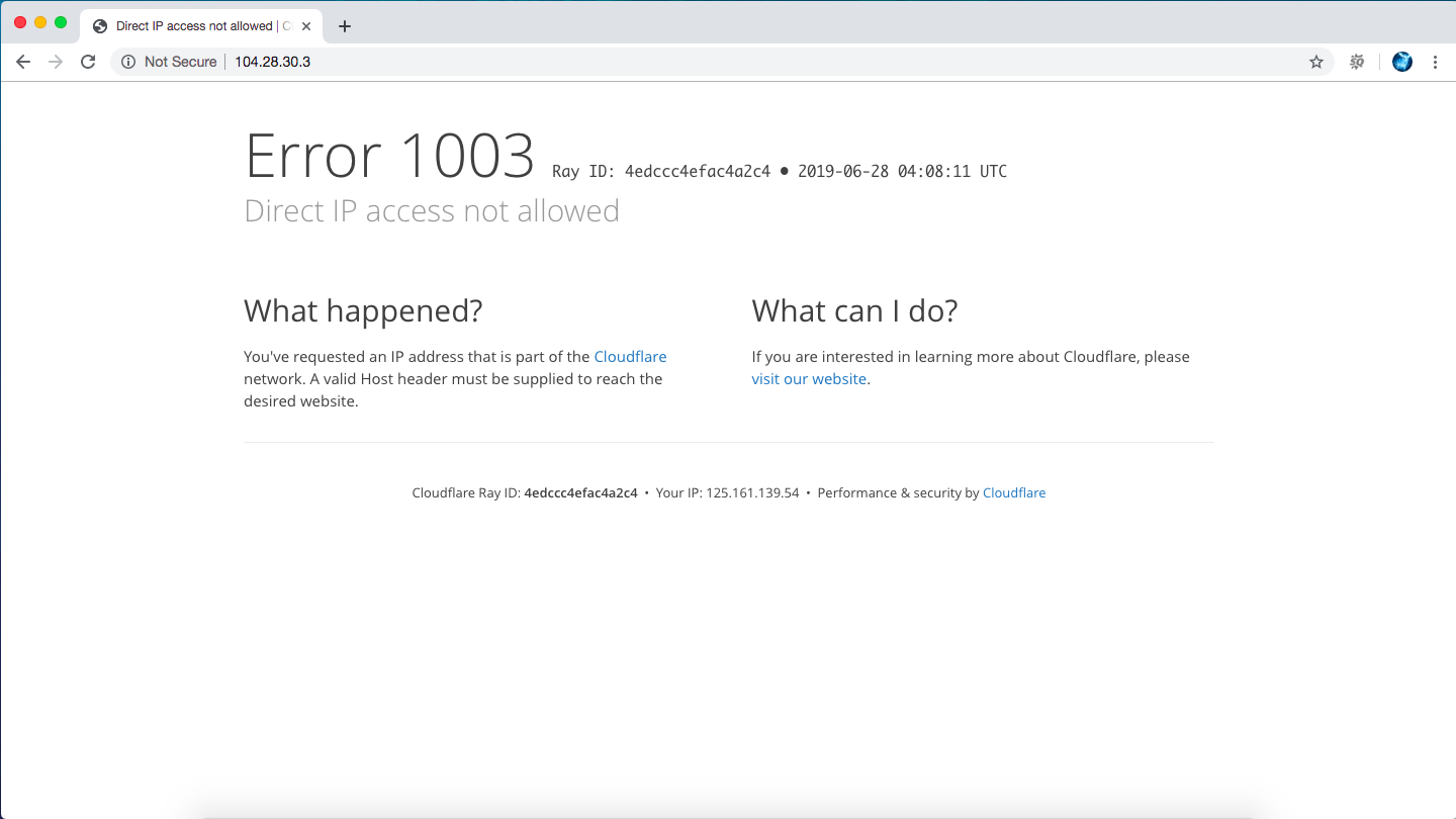 Finding the real IP behind Cloudflare Fio Ambadar